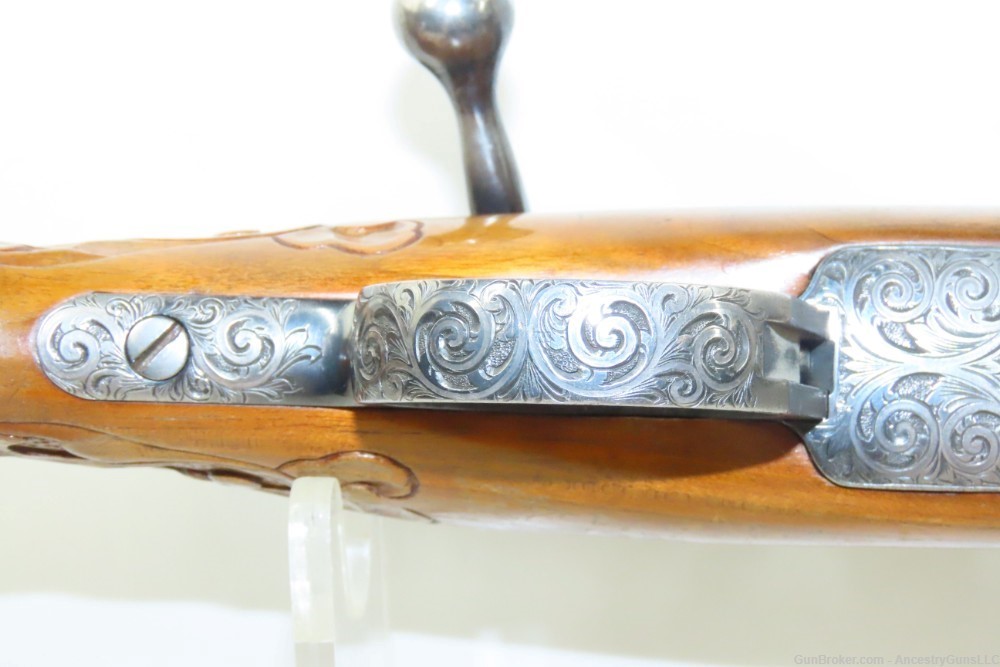 ENGRAVED & SILVER Inlaid LITHGOW SMLE No. 1 Mk. III* BA Rifle C&R w/SCOPE  -img-10