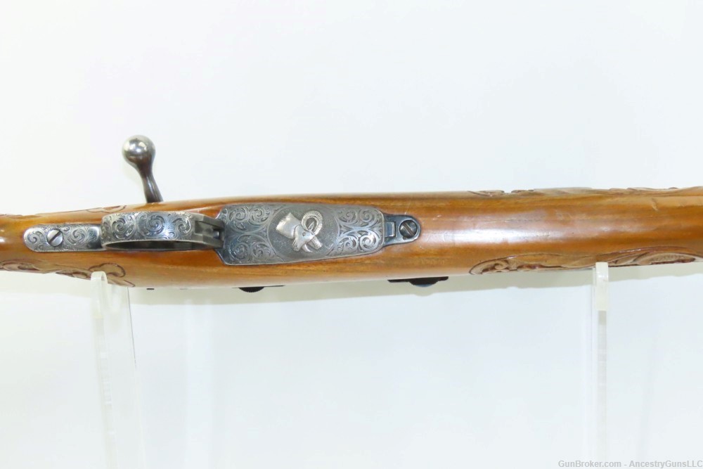 ENGRAVED & SILVER Inlaid LITHGOW SMLE No. 1 Mk. III* BA Rifle C&R w/SCOPE  -img-7
