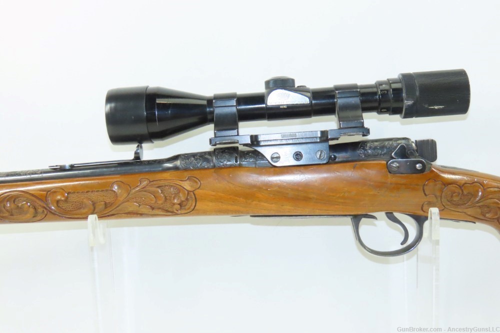 ENGRAVED & SILVER Inlaid LITHGOW SMLE No. 1 Mk. III* BA Rifle C&R w/SCOPE  -img-19
