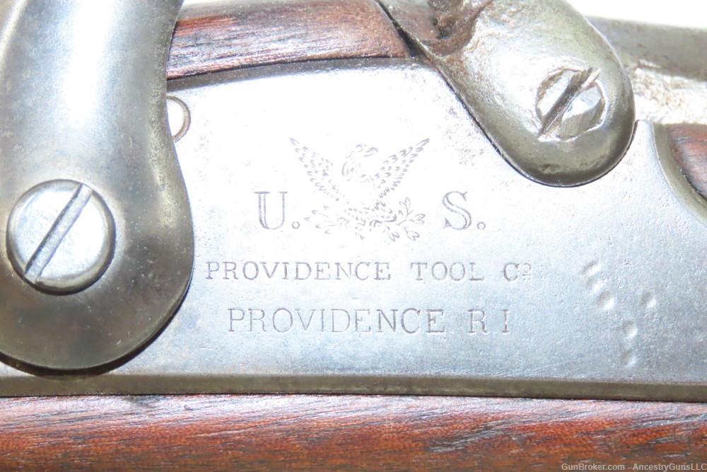 CIVIL WAR Era Antique PROVIDENCE TOOL CO. U.S. M1861 .63 Shotgun Conversion-img-5