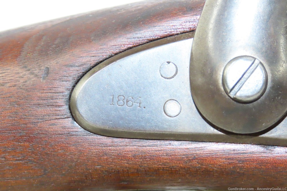 CIVIL WAR Era Antique PROVIDENCE TOOL CO. U.S. M1861 .63 Shotgun Conversion-img-6