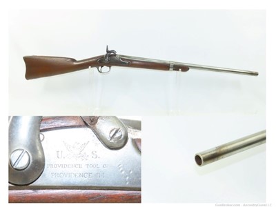 CIVIL WAR Era Antique PROVIDENCE TOOL CO. U.S. M1861 .63 Shotgun Conversion