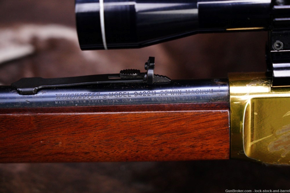 Winchester 9422M 9422-M .22 WMR Magnum 20” Lever Action Rifle, MFD 1973-img-17