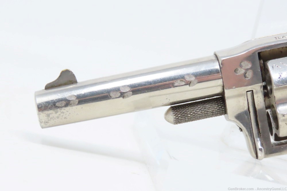 VERY NICE Antique HOPKINS & ALLEN “Ranger No. 2” Revolver .32 RF WILD WEST -img-4