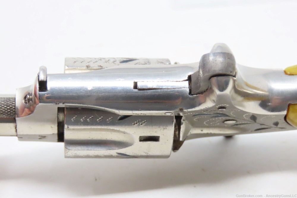 VERY NICE Antique HOPKINS & ALLEN “Ranger No. 2” Revolver .32 RF WILD WEST -img-11