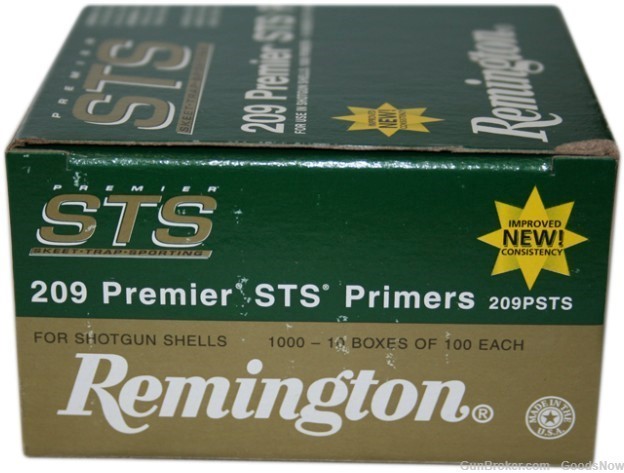 Remington 209 Premier STS Primers 1k Remington Primers 209 PSTS STS 209PSTS-img-0