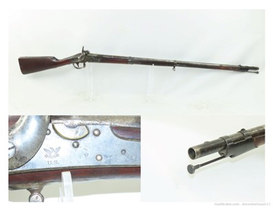 Antique U.S. SPRINGFIELD ARMORY M1816 Percussion “CONE” Conversion Musket  