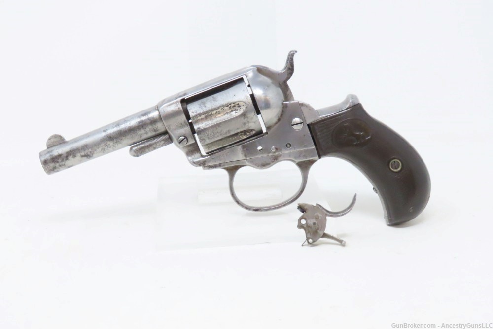 1883 WILD WEST Antique SHERIFF’S MODEL COLT M1877 “LIGHTNING” Double Action-img-1