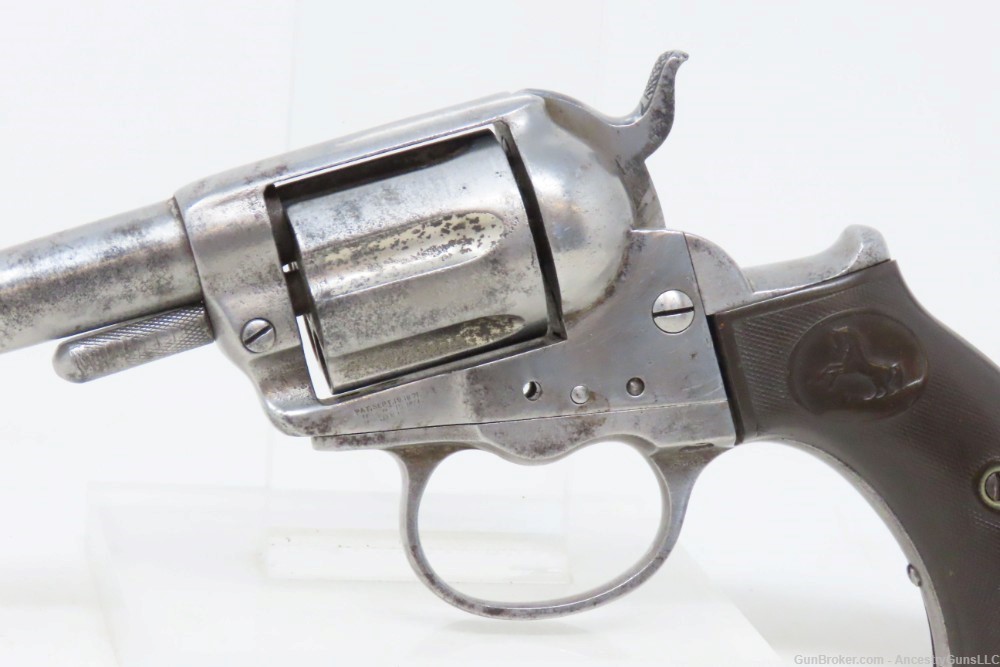 1883 WILD WEST Antique SHERIFF’S MODEL COLT M1877 “LIGHTNING” Double Action-img-4