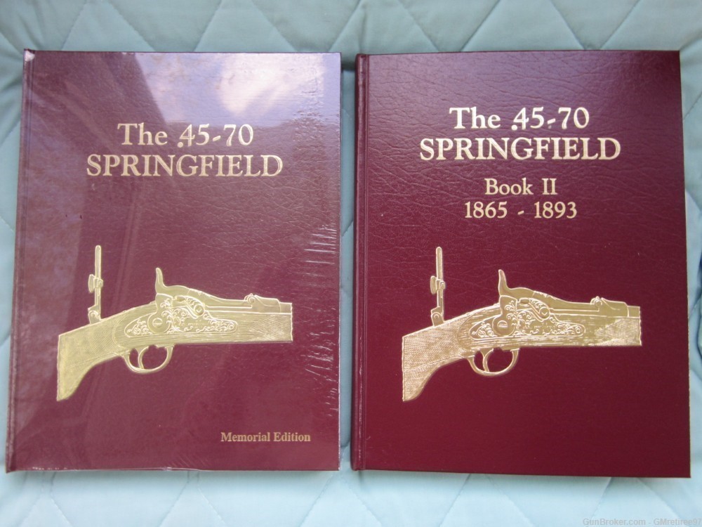 Complete 2 volume book set author Al Frasca Springfield Trapdoor rifle/carb-img-0