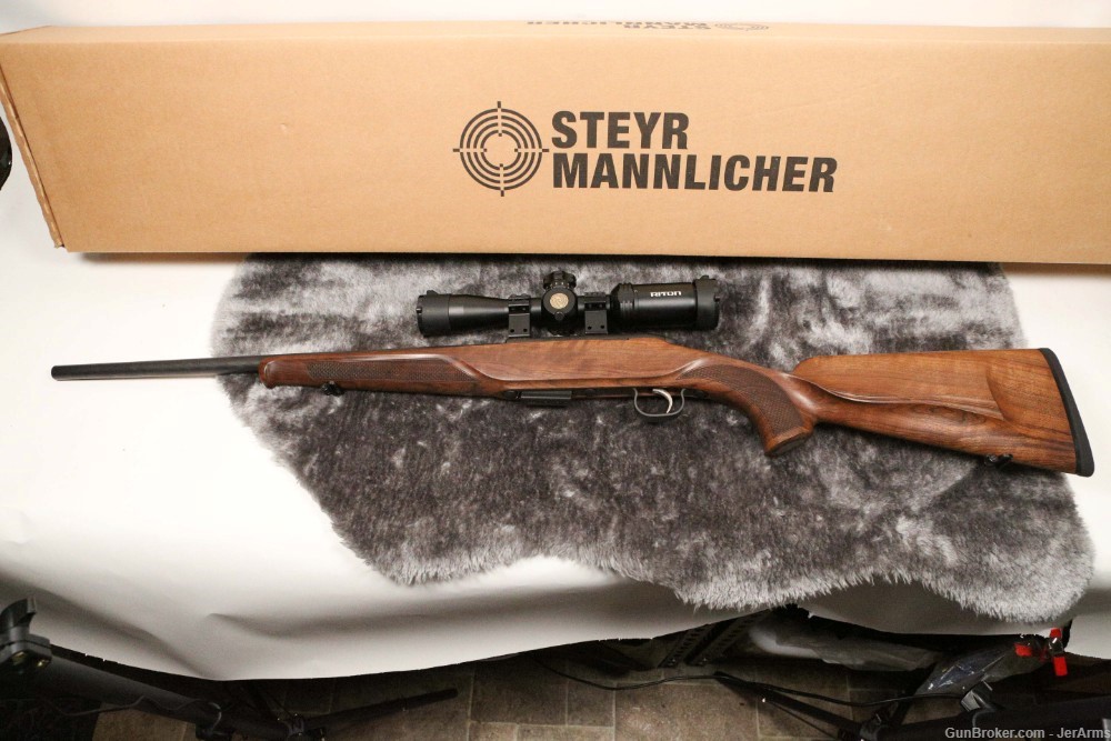 Steyr Zephyr II 17 HMR Like New Unfired Condition Bolt Action 19.7" w scope-img-0