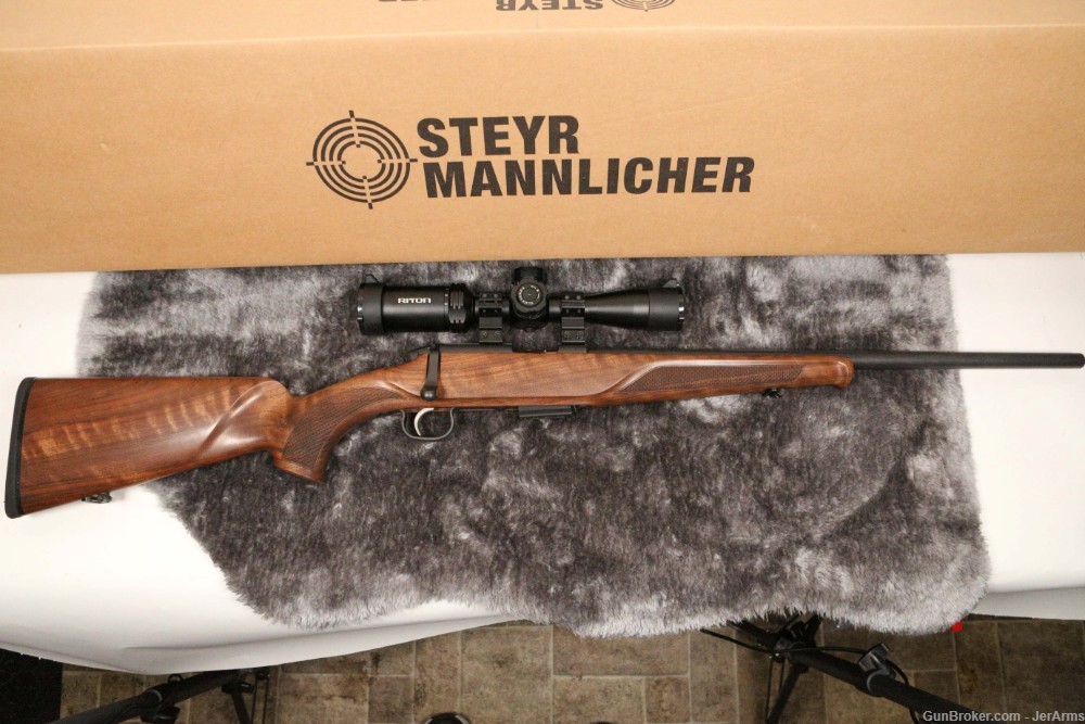 Steyr Zephyr II 17 HMR Like New Unfired Condition Bolt Action 19.7" w scope-img-9