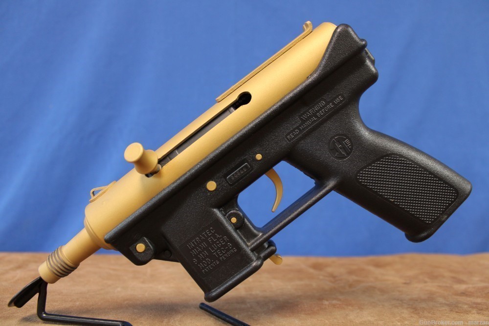 Intratec TEC-9 9mm luger 2 x 30 rd mags Gold/Blk Semi-Automatic pistols-img-5