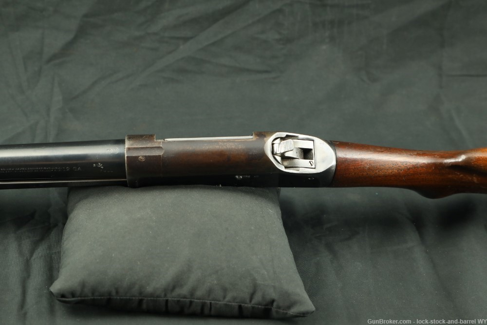 Custom Winchester Model 1897 Solid Frame 12 GA Pump Shotgun, 1939 C&R-img-14