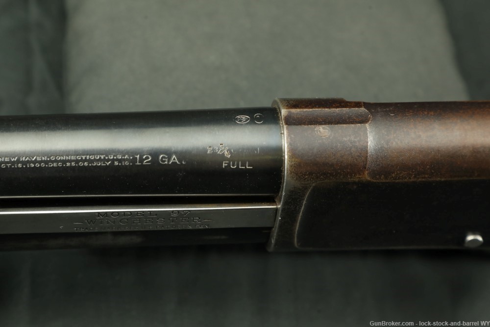 Custom Winchester Model 1897 Solid Frame 12 GA Pump Shotgun, 1939 C&R-img-30