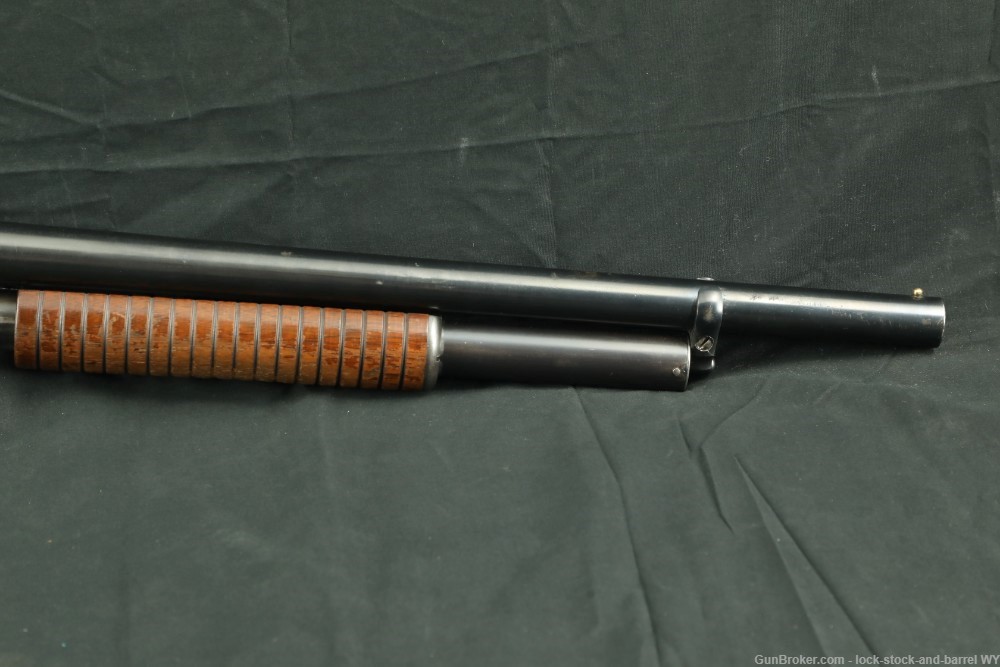 Custom Winchester Model 1897 Solid Frame 12 GA Pump Shotgun, 1939 C&R-img-6