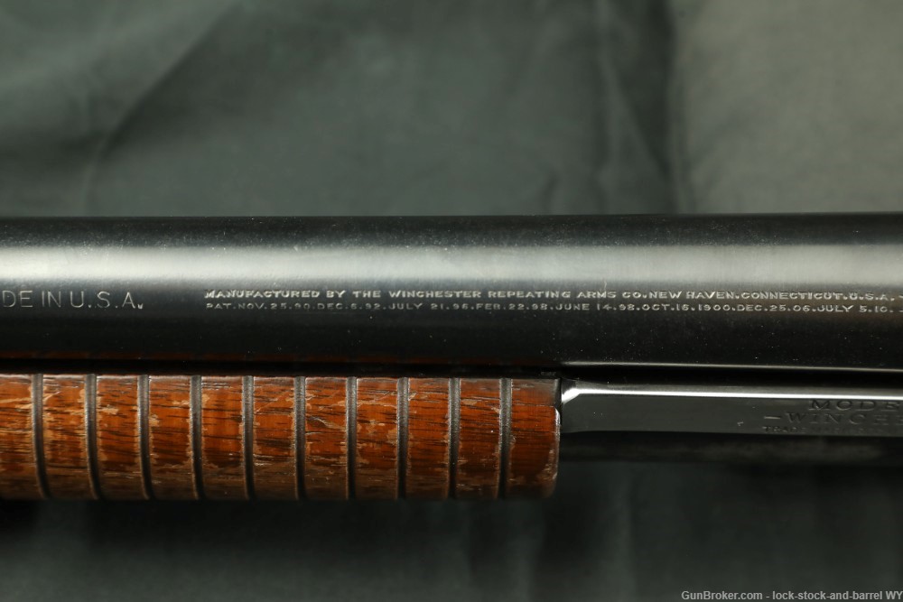 Custom Winchester Model 1897 Solid Frame 12 GA Pump Shotgun, 1939 C&R-img-28