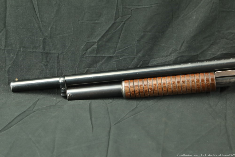 Custom Winchester Model 1897 Solid Frame 12 GA Pump Shotgun, 1939 C&R-img-8