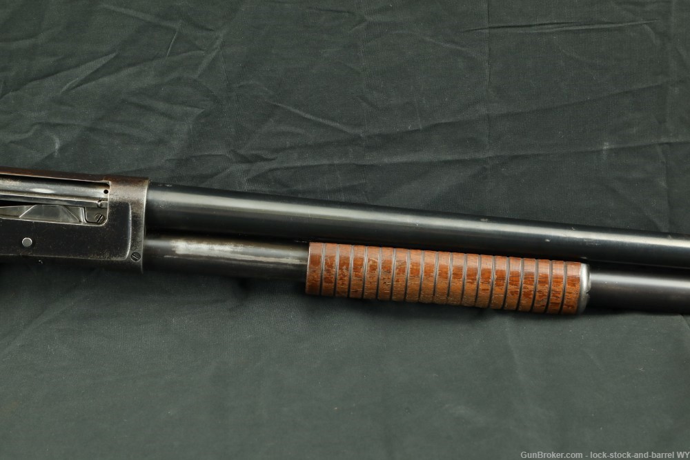 Custom Winchester Model 1897 Solid Frame 12 GA Pump Shotgun, 1939 C&R-img-5