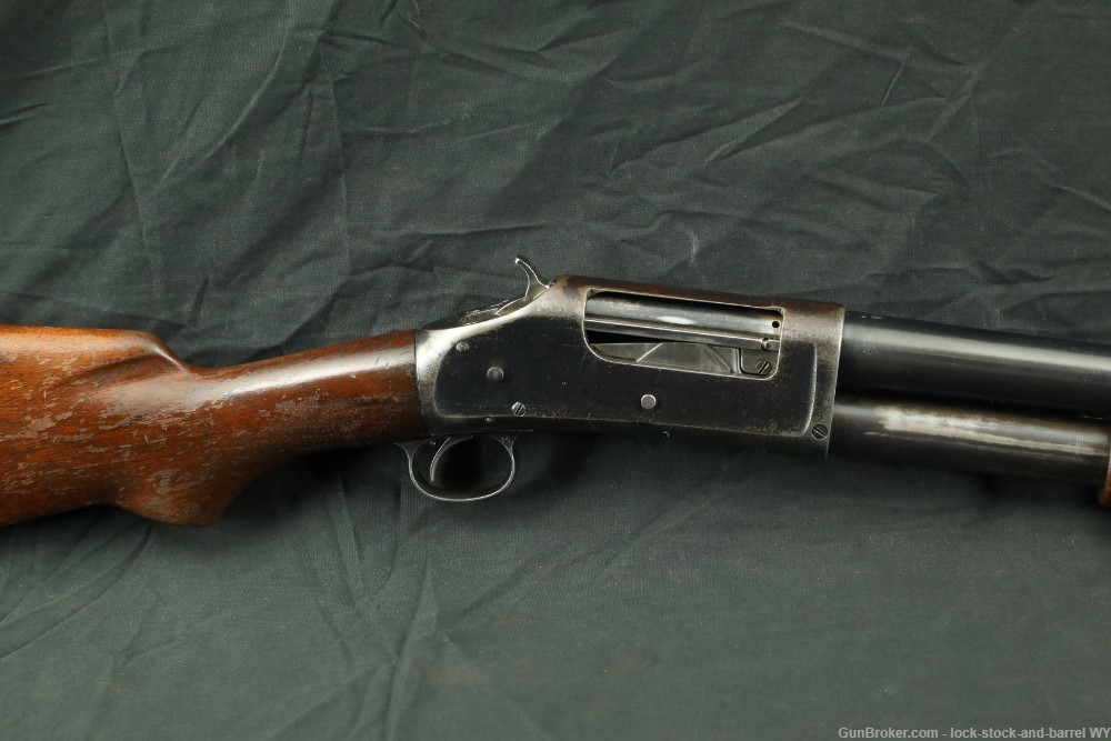Custom Winchester Model 1897 Solid Frame 12 GA Pump Shotgun, 1939 C&R-img-4