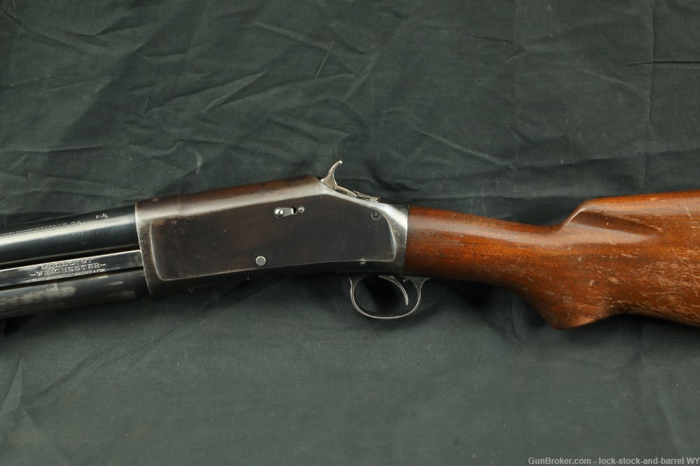 Custom Winchester Model 1897 Solid Frame 12 GA Pump Shotgun, 1939 C&R-img-10