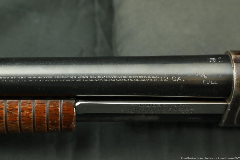 Custom Winchester Model 1897 Solid Frame 12 GA Pump Shotgun, 1939 C&R-img-29