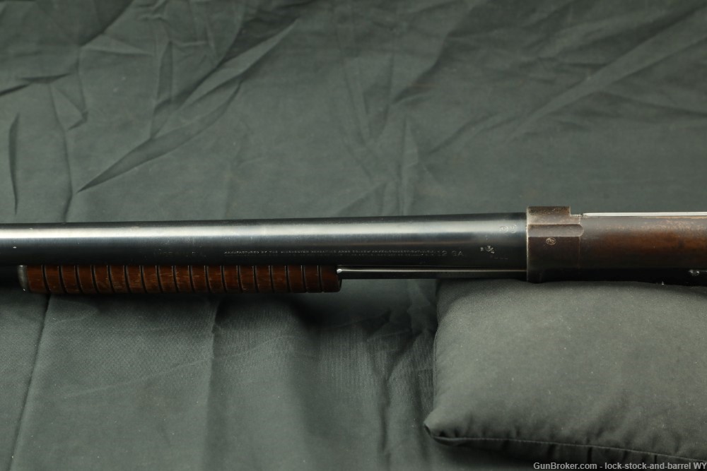 Custom Winchester Model 1897 Solid Frame 12 GA Pump Shotgun, 1939 C&R-img-13