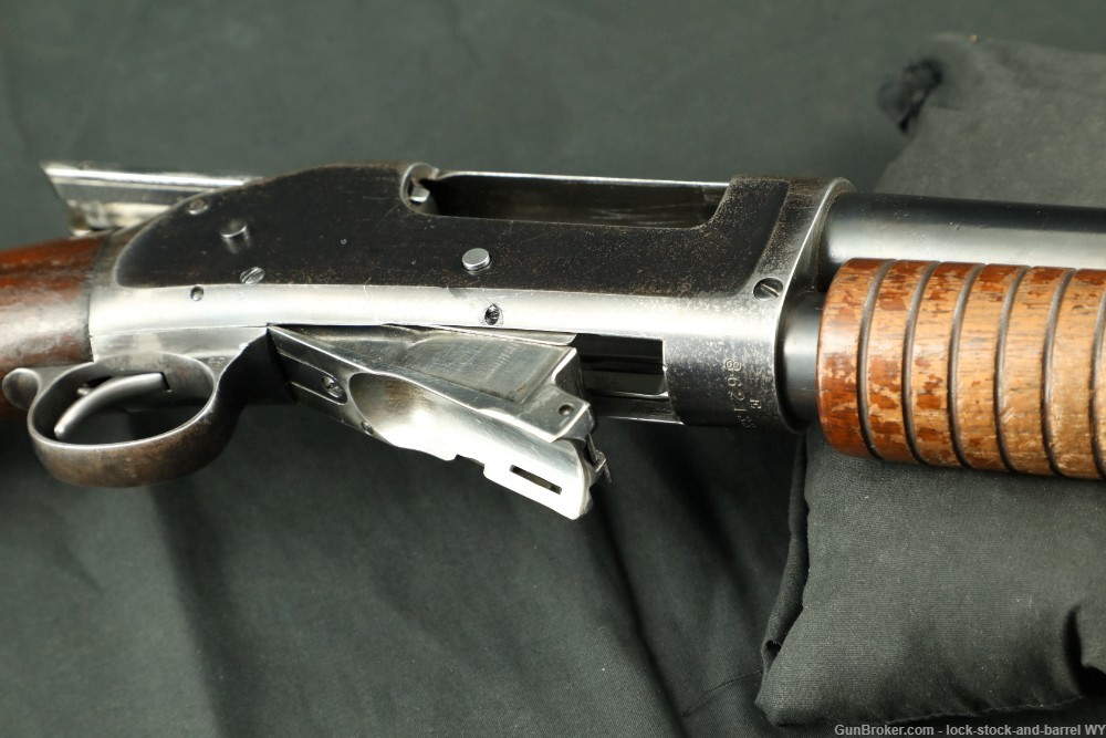 Custom Winchester Model 1897 Solid Frame 12 GA Pump Shotgun, 1939 C&R-img-25