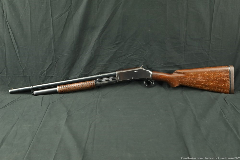 Custom Winchester Model 1897 Solid Frame 12 GA Pump Shotgun, 1939 C&R-img-7