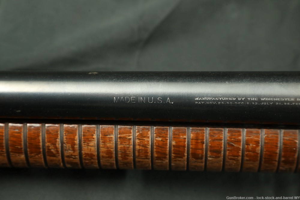 Custom Winchester Model 1897 Solid Frame 12 GA Pump Shotgun, 1939 C&R-img-27