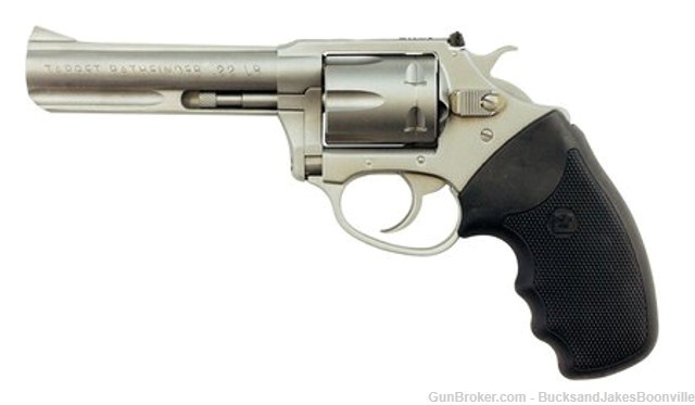 Charter Arms Pathfinder, .22 LR, 4" Barrel, 6rd, Matte Stainless Steel-img-0