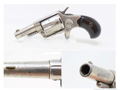 FACTORY LETTER Wild West Era Antique COLT “NEW LINE” .38 RF Pocket Revolver