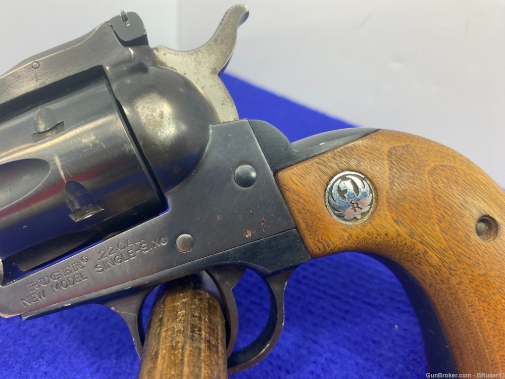 1973 Ruger New Model Single Six .22LR Blue 5.5" *1ST YEAR OF PRODUCTION*-img-4