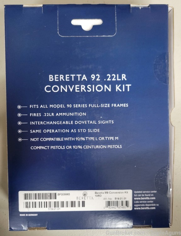 Beretta 92FS 22 conversion 10rd magazine 5190101-img-1