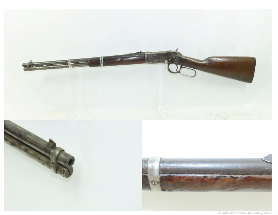 c1902 mfg. WINCHESTER Model 1894 .30-30 C&R Saddle Ring Carbine pre-1964-img-0