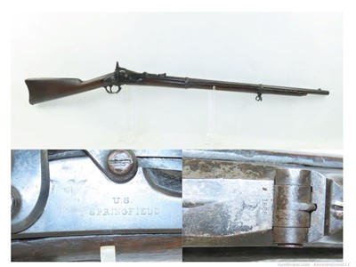 Antique U.S. SPRINGFIELD M1866 .50-70 GOVT ALLIN Conversion TRAPDOOR Rifle 