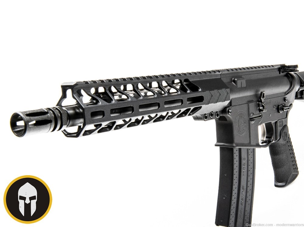 B.A.D. Authority Elite Pistol - 10.5" Barrel (5.56MM) SBA3 Brace - Grey-img-3