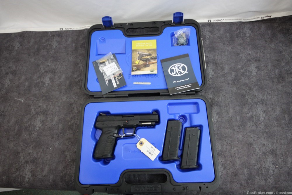 FN Model Five-Seven in 5.7x28 MM with 4 3/4" Barrel and 3 Mags,-img-0