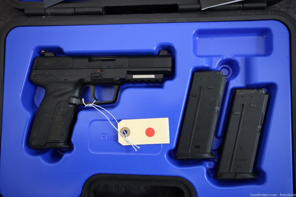 FN Model Five-Seven in 5.7x28 MM with 4 3/4" Barrel and 3 Mags,-img-1