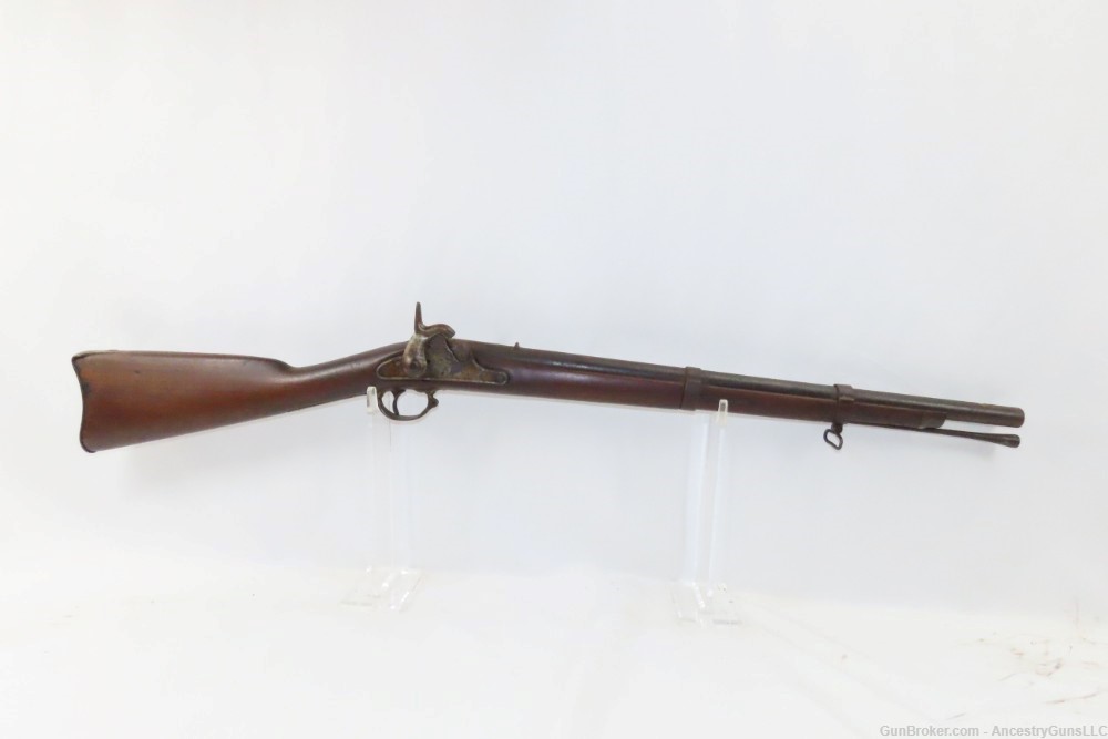 Antique Rifle-Musket with C.S. RICHMOND CIVIL WAR  “HUMPBACK” Lock-img-1