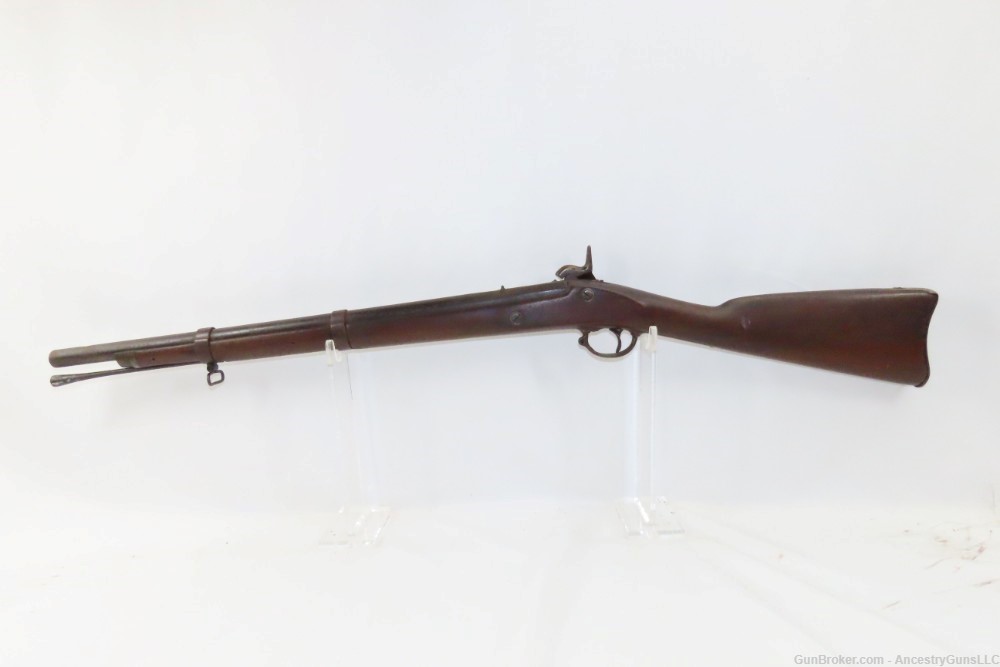 Antique Rifle-Musket with C.S. RICHMOND CIVIL WAR  “HUMPBACK” Lock-img-10