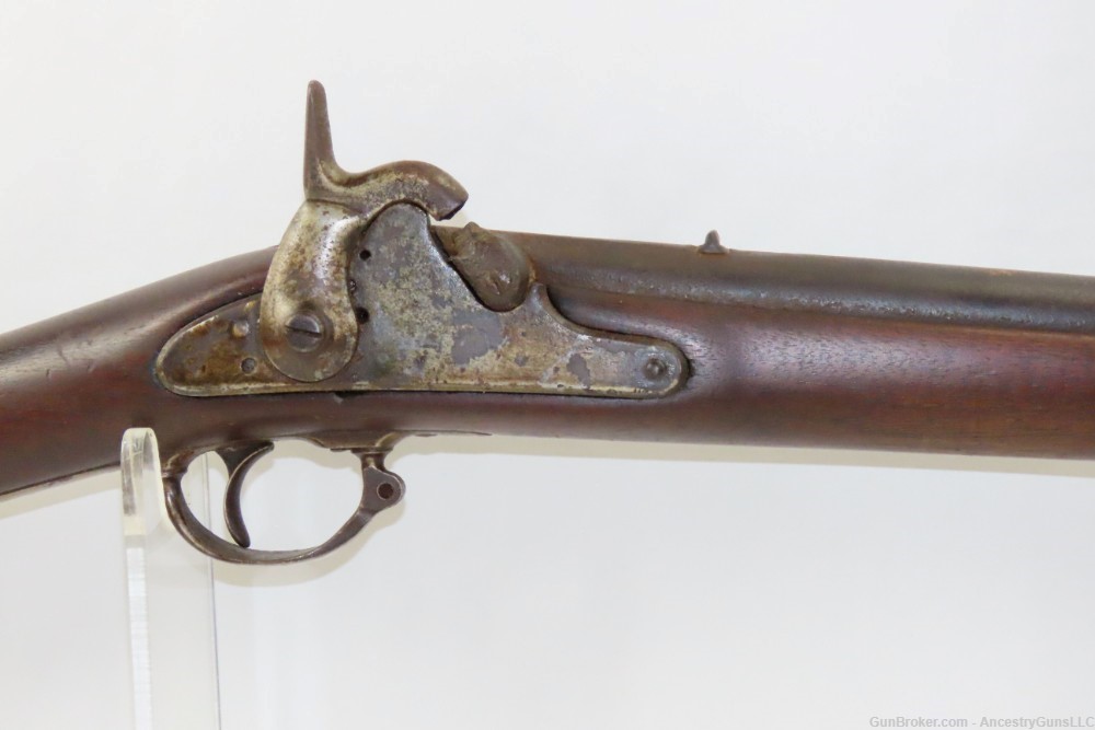 Antique Rifle-Musket with C.S. RICHMOND CIVIL WAR  “HUMPBACK” Lock-img-3