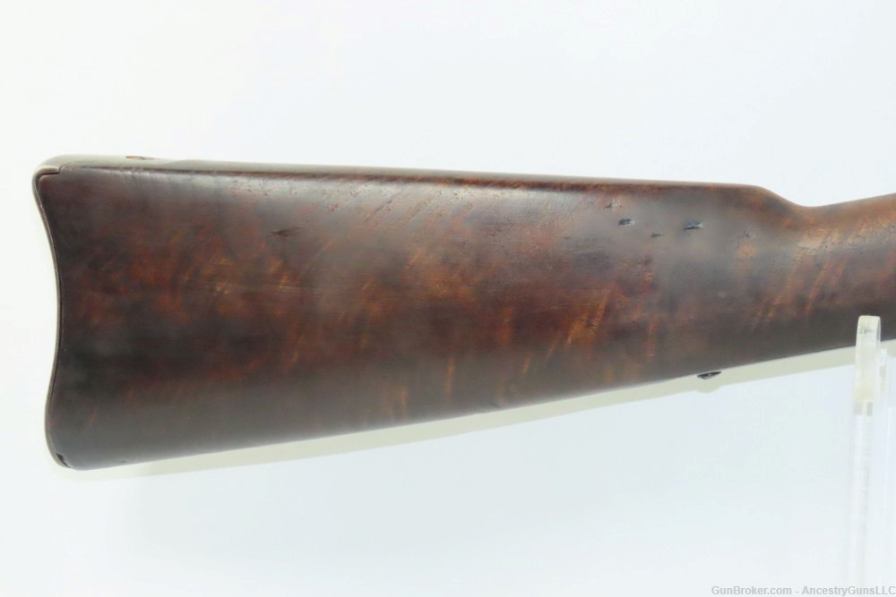 Antique U.S. SPRINGFIELD M1884 TRAPDOOR .45-70 GOVT SR Carbine INDIAN WARS -img-2