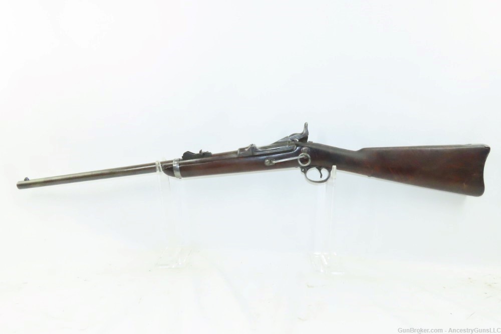 Antique U.S. SPRINGFIELD M1884 TRAPDOOR .45-70 GOVT SR Carbine INDIAN WARS -img-15