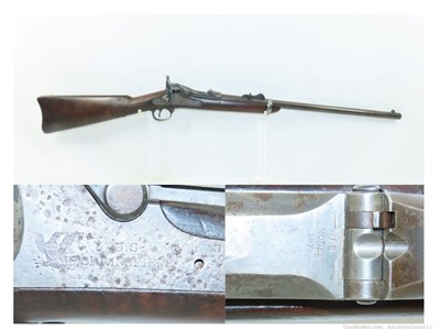 Antique U.S. SPRINGFIELD M1884 TRAPDOOR .45-70 GOVT SR Carbine INDIAN WARS 