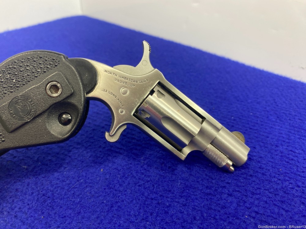 North American Arms Mini-Revolver .22LR Stainless *PERFECT POCKET PISTOL*-img-11