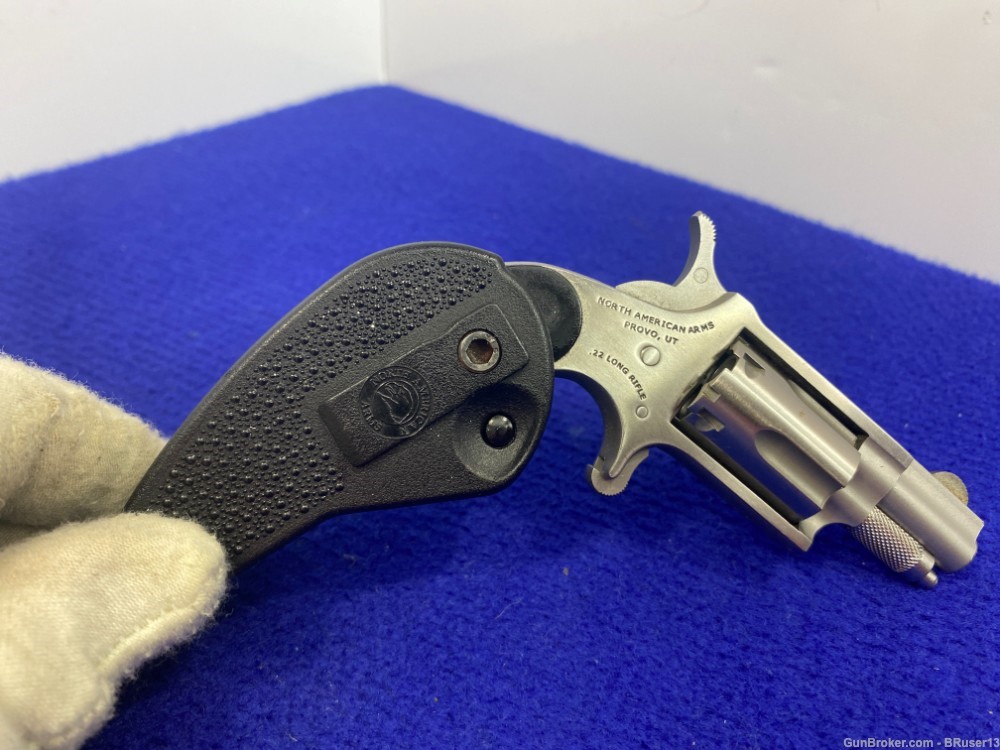 North American Arms Mini-Revolver .22LR Stainless *PERFECT POCKET PISTOL*-img-10