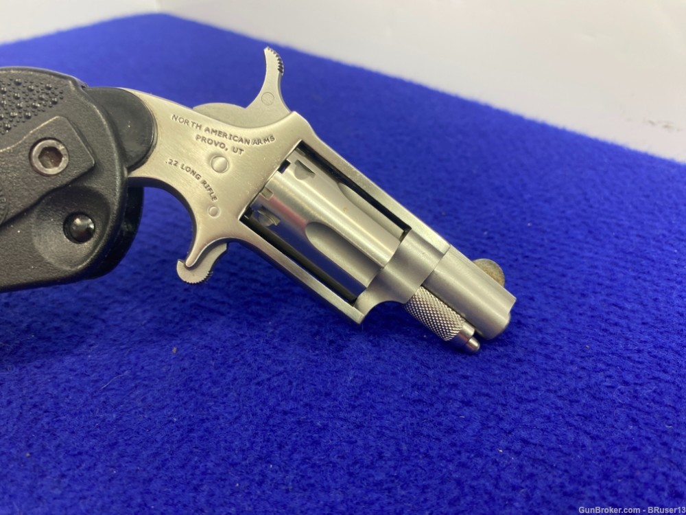 North American Arms Mini-Revolver .22LR Stainless *PERFECT POCKET PISTOL*-img-12