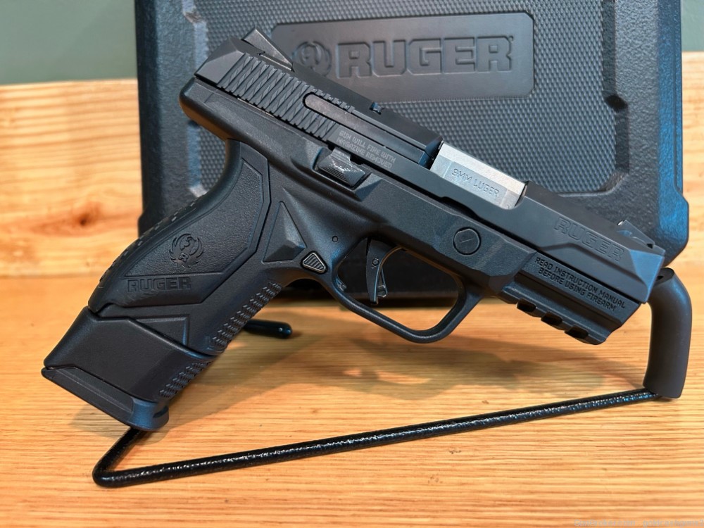 Ruger American Compact 3.5" 9mm w/ Case, 2 Mags, Straps, ETC-img-9