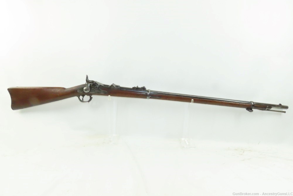 Antique U.S. SPRINGFIELD M1884 “TRAPDOOR” .45-70 GOVT Rifle INDIAN WARS    -img-1